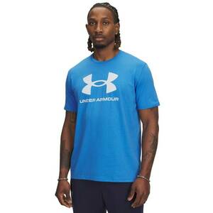 Tricou cu decolteu la baza gatului si imprimeu logo - pentru fitness imagine