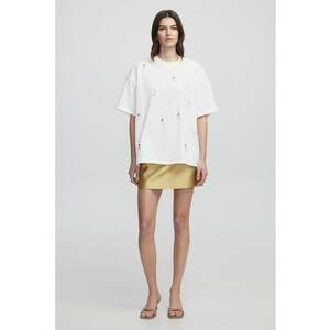 Tricou supradimensionat cu aplicatii frontale imagine