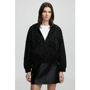 Hanorac cu fermoar si detalii contrastante imagine