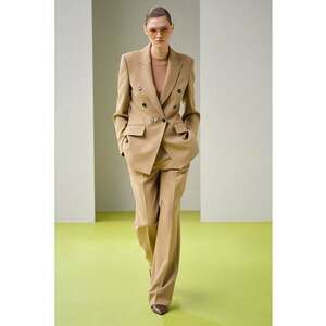 Pantaloni relaxed fit cu talie medie imagine