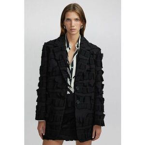 Sacou texturat din amestec de bumbac imagine