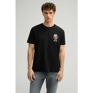 Tricou regular fit cu guler rotund și print 30045691 imagine