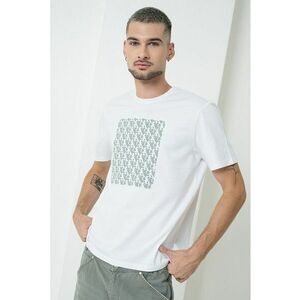 Tricou lejer din bumbac cu monograma imagine