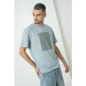 Tricou lejer din bumbac cu monograma imagine