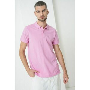 Tricou polo slim fit de bumbac imagine