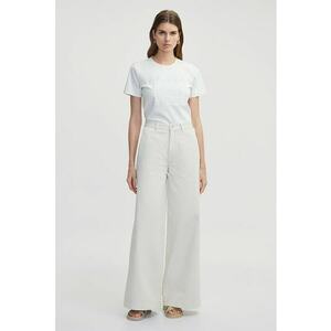 Blugi cu croiala ampla si talie inalta imagine