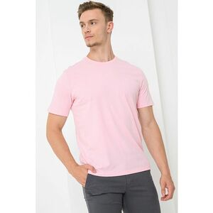 Tricou de bumbac cu logo discret imagine