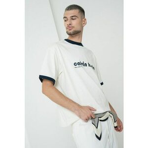 Tricou supradimensionat cu terminatie contrastanta imagine