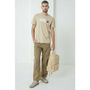 Tommy Jeans - Tricou cu decolteu la baza gatului si imprimeu logo imagine