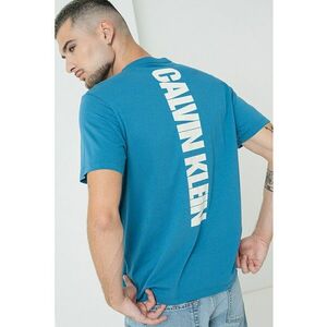 Tricou din bumbac cu imprimeu supradimensionat cu logo pe partea din spate imagine