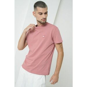 Tricou de bumbac cu insigna brodata imagine