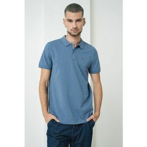 Tricou polo slim fit de bumbac imagine