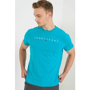 Tricou de bumbac cu logo brodat imagine