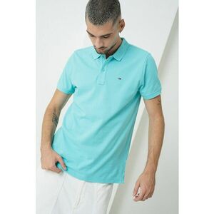 Tricou polo slim fit de bumbac imagine