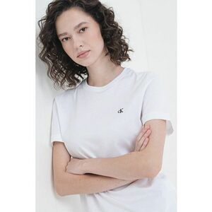 Tricou din bumbac cu logo brodat imagine