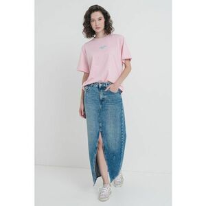 Tricou lejer cu decolteu la baza gatului imagine