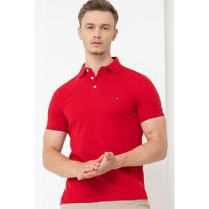 Tricou polo slim fit din amestec de bumbac organic imagine
