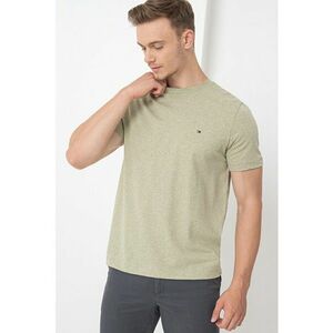 Tricou din amestec de bumbac cu decolteu la baza gatului imagine