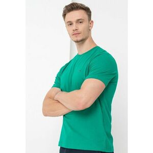 Tricou din bumbac cu decolteu la baza gatului imagine