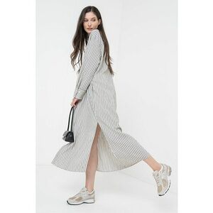 Rochie-camasa supradimensionata cu dungi imagine