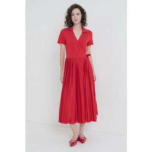 Rochie petrecuta cu guler ascutit imagine