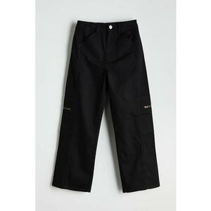 Pantaloni cargo cu croiala ampla imagine