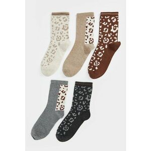 Set de sosete lungi cu model - 5 perechi imagine