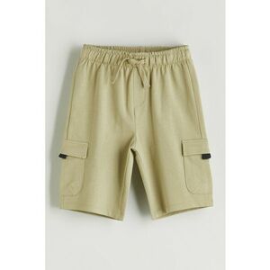 Pantaloni scurti cargo cu snururi imagine