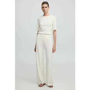 Pantaloni drepti cu talie inalta imagine