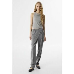 Pantaloni relaxed fit cu pliuri imagine