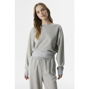 Bluza de trening din amestec de bumbac cu maneci cazute imagine