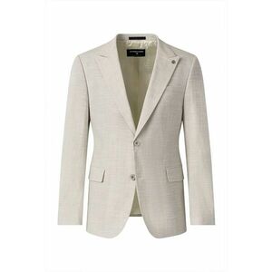 Sacou texturat cu închidere la un singur rând de nasturi imagine