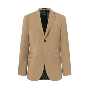 Sacou regular fit cambrat cu închidere la un singur rând de nasturi JP1 imagine