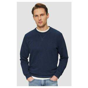 Bluza simpla barbati din amestec de bumbac si viscoza - Regular fit imagine