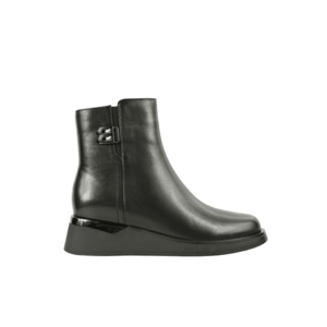 Ghete casual - dama - H1102-8746 negru - piele naturala imagine