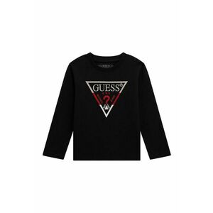 Bluza cu decolteu la baza gatului si imprimeu logo imagine