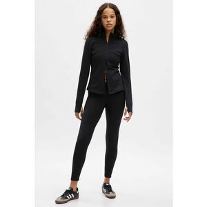 Colanti uni cu talie inalta si buzunar lateral imagine