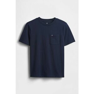 Tricou de bumbac cu decolteu la baza gatului imagine