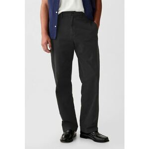 Pantaloni relaxed fit cu talie medie imagine