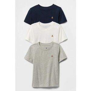 Set de tricouri cu decolteu la baza gatului - 3 piese imagine