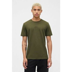 Tricou regular fit cu logo brodat imagine