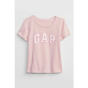 Tricou cu decolteu rotund si imprimeu logo imagine