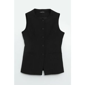 Vesta uni cu buzunare cu refilet imagine