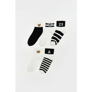 Set de sosete scurte cu model - 5 perechi imagine