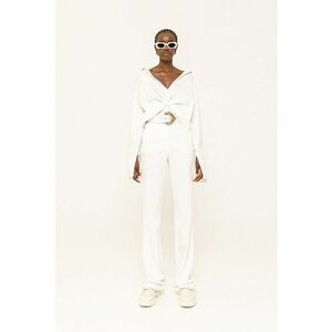 Pantaloni drepti cu talie inalta imagine