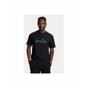 Tricou barbati 3MI6U109O - Bumbac organic - Negru imagine