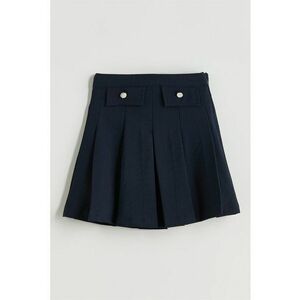 Fusta-pantalon scurta cu pliuri imagine