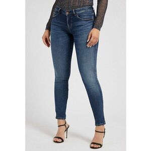 Blugi skinny cu detalii cu aspect decolorat Curve X imagine