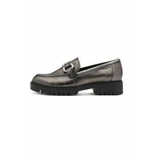 Pantofi loafer cu toc si detaliu metalic imagine