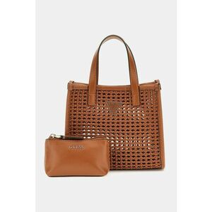 Set de geanta de umar si etui detasabil cu aspect tesut Brigitta imagine